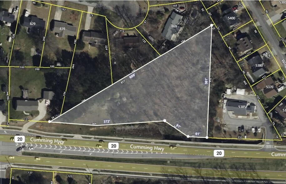 591 Cumming NE Hwy, Sugar Hill, GA à vendre - Aérien - Image 1 de 1