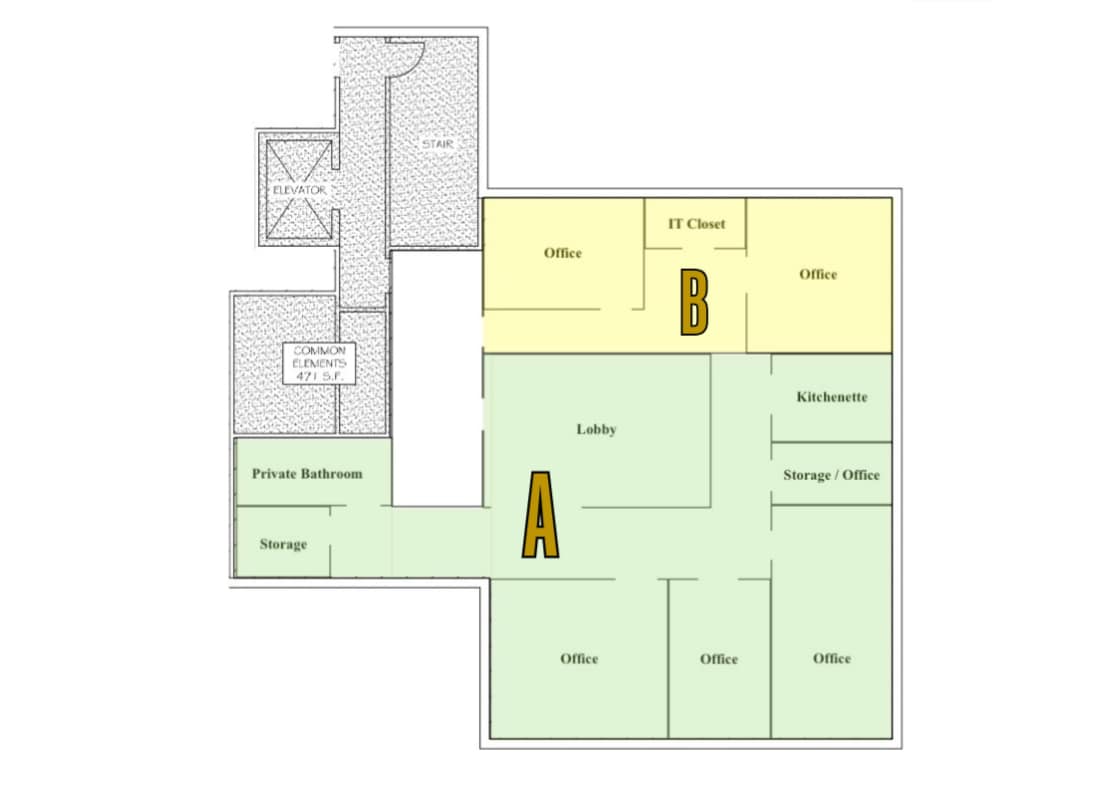 601-623 Emancipation Hwy, Fredericksburg, VA 22401 - Unit 615R -  - Floor Plan - Image 1 of 11