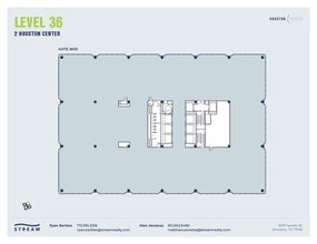 909 Fannin St, Houston, TX for lease Floor Plan- Image 1 of 11
