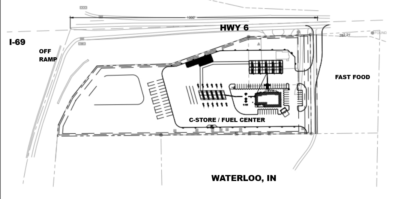 I-69 Interchange at 6 hwy, Waterloo, IN for sale Primary Photo- Image 1 of 15