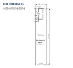 8242-8296 Moberly Ln, Dallas, TX à louer Plan d’étage- Image 1 de 1