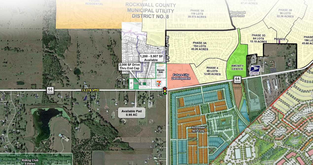 NWQ OF HWY 66 & BEN PAYNE ROAD, Fate, TX for lease Primary Photo- Image 1 of 7