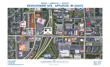 Hwy 441 And Kensington Dr, Appleton, WI - aerial  map view