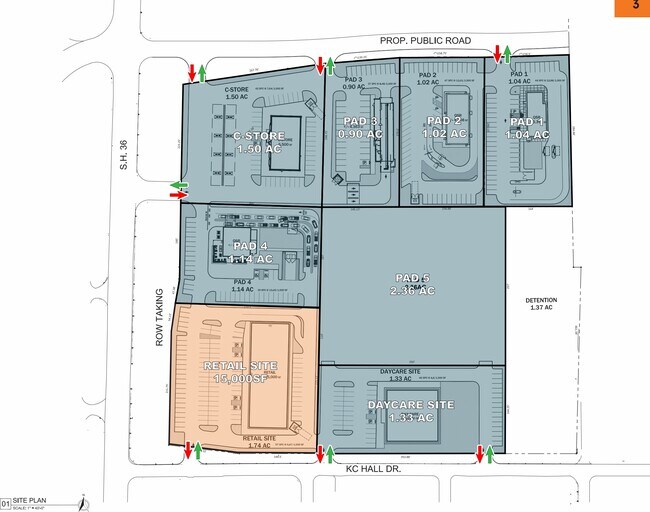 More details for Texas 36 & K.C. Hall Dr, Rosenberg, TX - Land for Lease