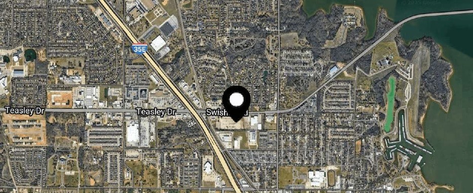 250 Swisher Rd, Lake Dallas, TX for lease - Aerial - Image 2 of 2