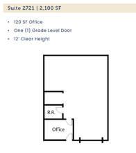 2711-2725 Cullen St, Fort Worth, TX for lease Floor Plan- Image 1 of 1