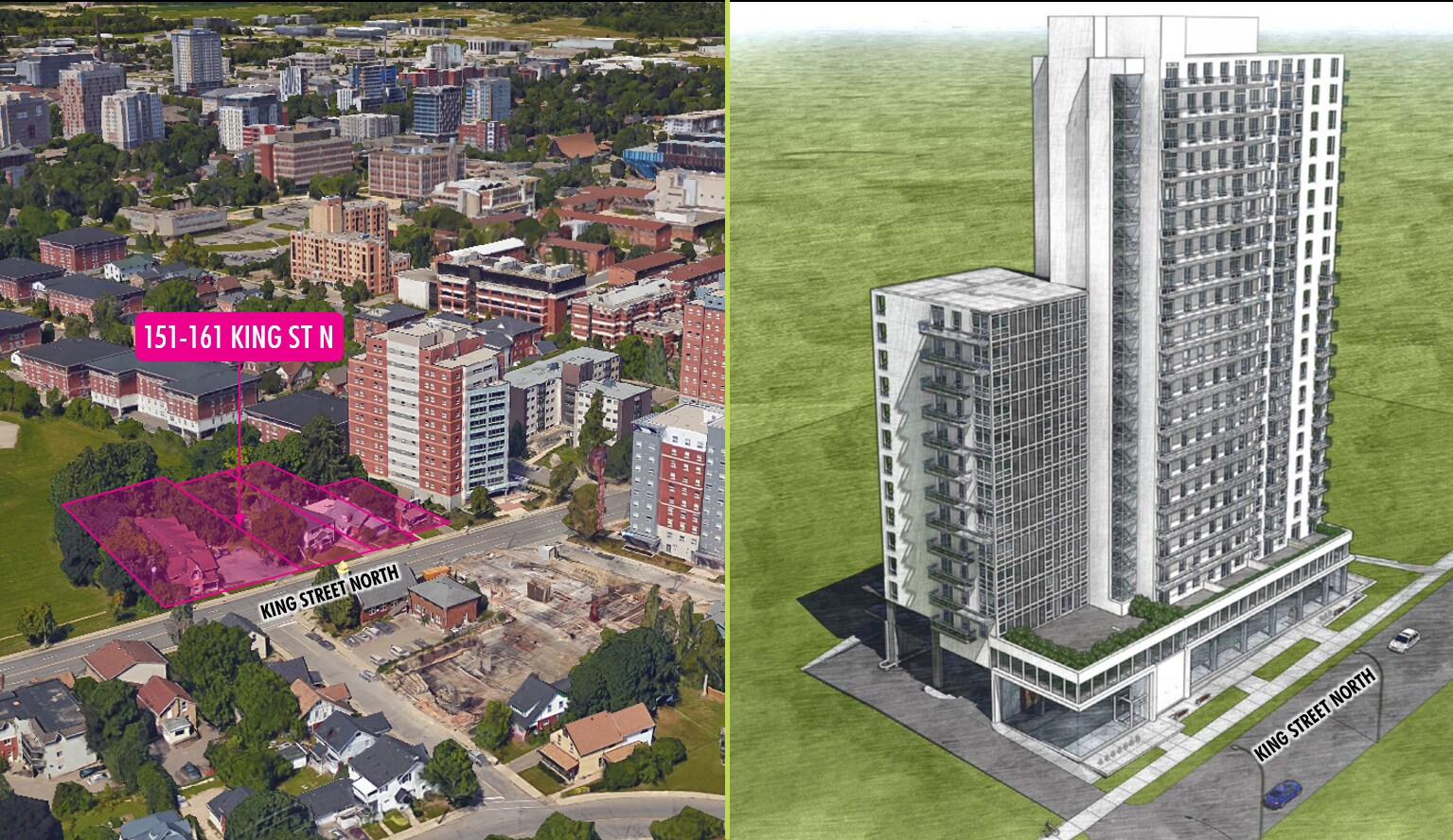 151-161 King St N, Waterloo, ON à vendre Photo principale- Image 1 de 1