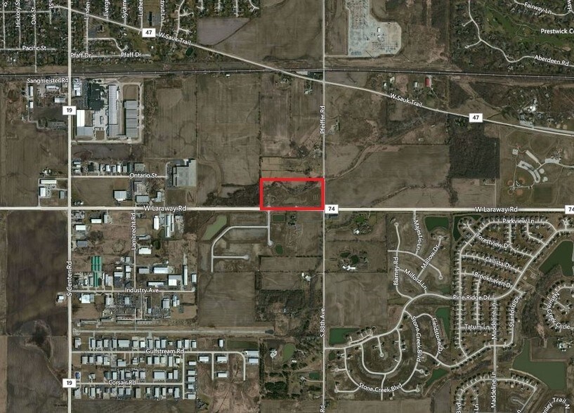 8779 W Laraway Rd, Frankfort, IL à vendre - Aérien - Image 1 de 3