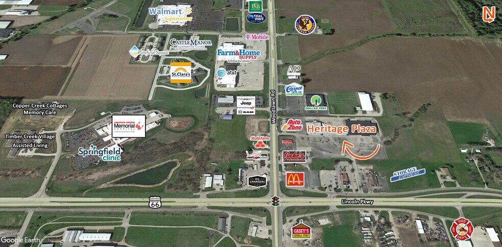 1230 Woodlawn Rd, Lincoln, IL à louer - Photo du bâtiment - Image 3 de 3