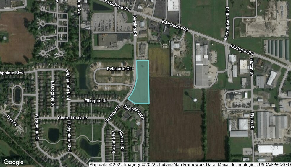 0 Saraina Rd, Shelbyville, IN à vendre - Aérien - Image 2 de 4
