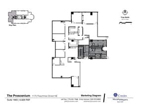 1170 Peachtree St, Atlanta, GA for lease Site Plan- Image 1 of 3
