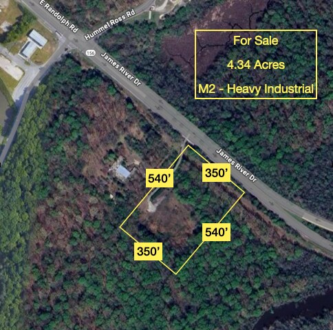 938 E Randolph Rd, Hopewell, VA à vendre - Aérien - Image 2 de 2
