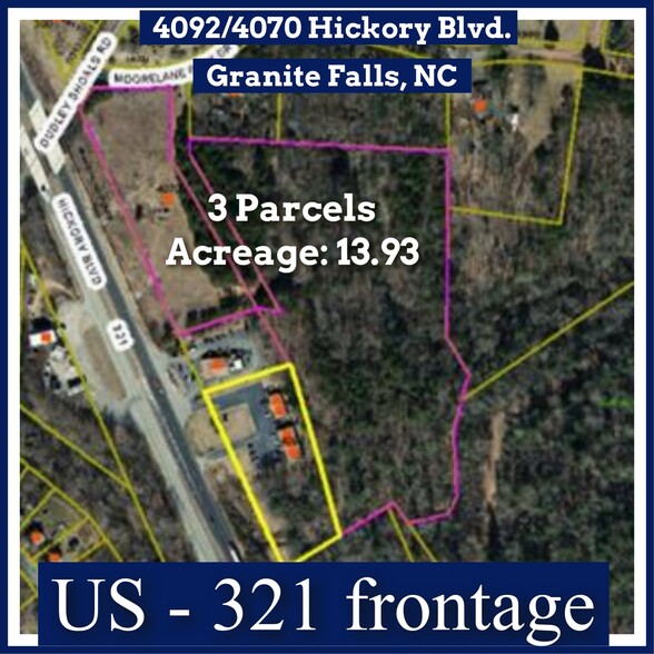 4092 & 4070 Hickory Blvd, Granite Falls, NC for sale - Building Photo - Image 1 of 4