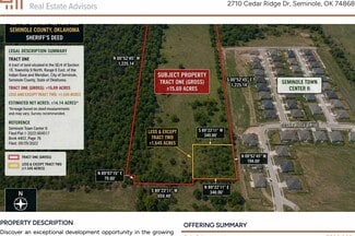 More details for 2801 Cedar Ridge Dr, Seminole, OK - Land for Sale