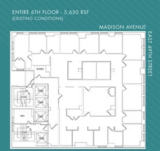 425 Madison Ave, New York, NY à louer Plan d’étage- Image 1 de 11