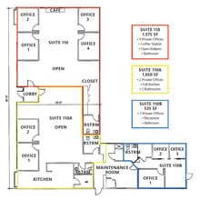 555 Barclay Cir, Rochester Hills, MI for lease Floor Plan- Image 2 of 2