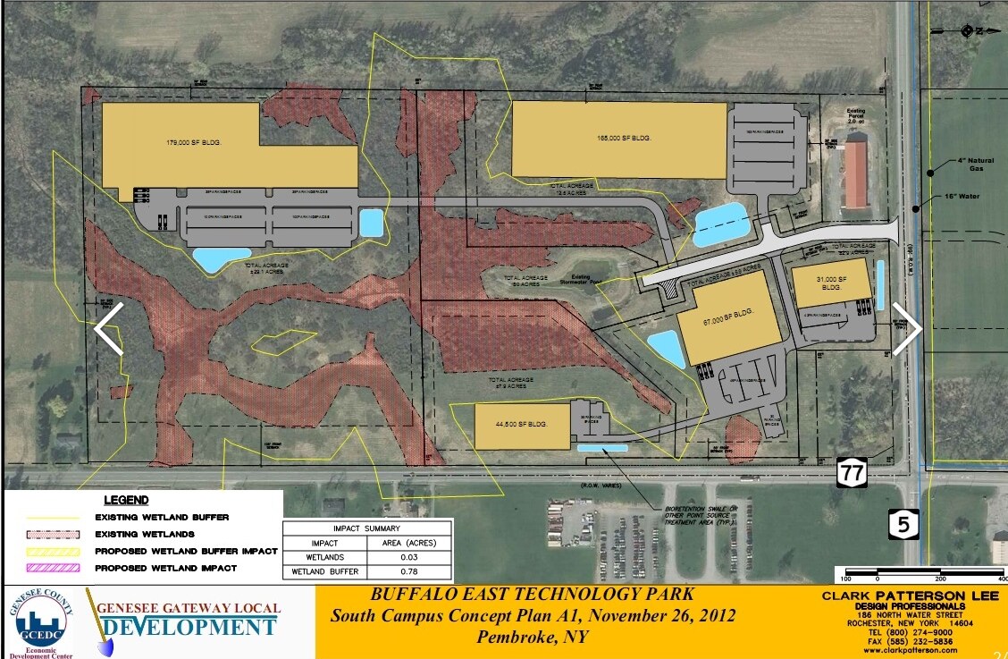 Route 5 & Route 77, Pembroke, NY à vendre Plan de site- Image 1 de 3