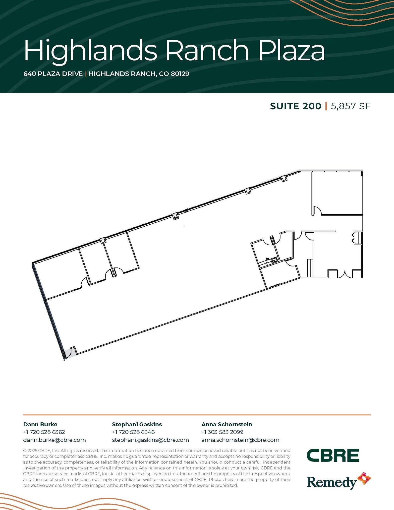 640 Plaza Dr, Highlands Ranch, CO for lease Floor Plan- Image 1 of 1