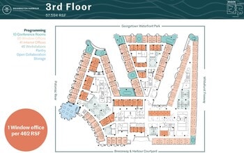 3050 K St NW, Washington, DC for lease Floor Plan- Image 2 of 2