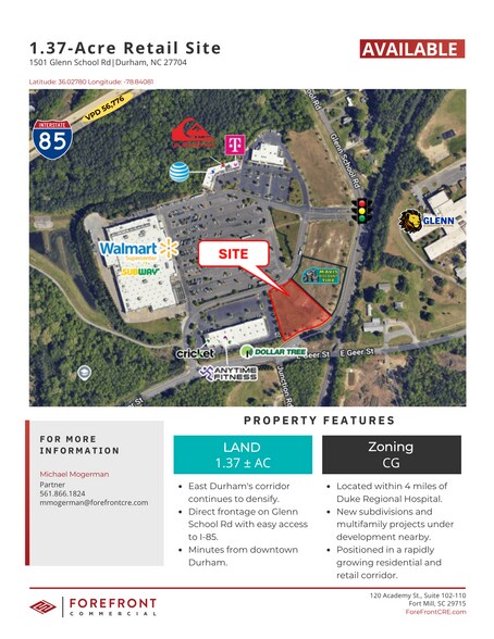 1501 Glenn School Rd, Durham, NC for sale - Building Photo - Image 2 of 4