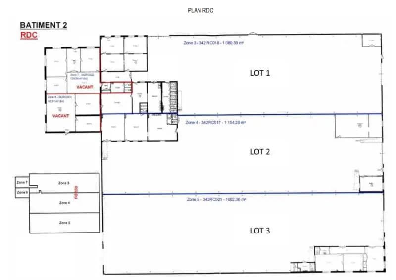 Flex dans Chassieu à louer - Plan d’étage - Image 3 de 3