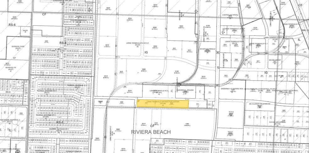 1301 W 13th St, Riviera Beach, FL à vendre - Plan cadastral - Image 1 de 1