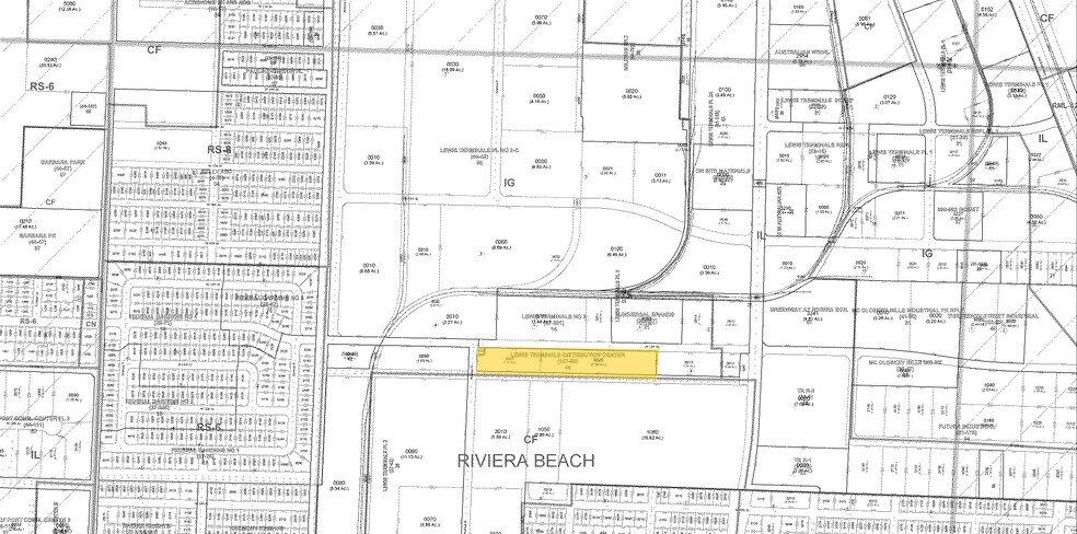 1301 W 13th St, Riviera Beach, FL à louer - Plan cadastral - Image 2 de 5