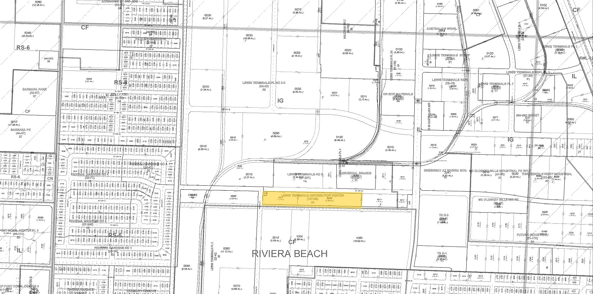 1301 W 13th St, Riviera Beach, FL à vendre Plan cadastral- Image 1 de 1