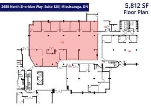 2655 N Sheridan Way, Mississauga, ON for lease Floor Plan- Image 1 of 1
