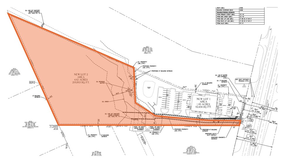 8629 Glenwood Ave, Raleigh, NC for sale - Site Plan - Image 3 of 3