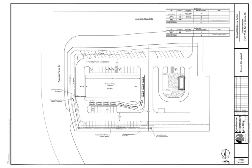 2157 Avondale Haslet Rd, Haslet, TX for sale - Site Plan - Image 2 of 3