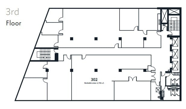 1112 W Pender St, Vancouver, BC for lease Floor Plan- Image 1 of 1