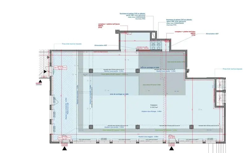 Commerce de détail dans Nantes à louer - Plan d’étage - Image 3 de 3