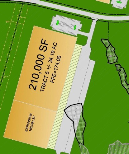 Four Oaks Pky, Four Oaks, NC à louer Plan de site- Image 1 de 3