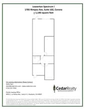 1705 Rimpau Ave, Corona, CA for lease Site Plan- Image 1 of 1