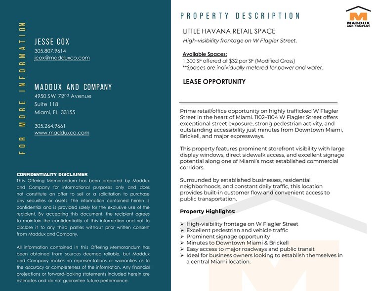 1100-1110 W Flagler St, Miami, FL à louer - Photo du bâtiment - Image 2 de 7