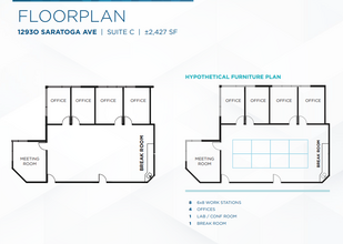 12930 Saratoga Ave, Saratoga, CA for lease Floor Plan- Image 1 of 11