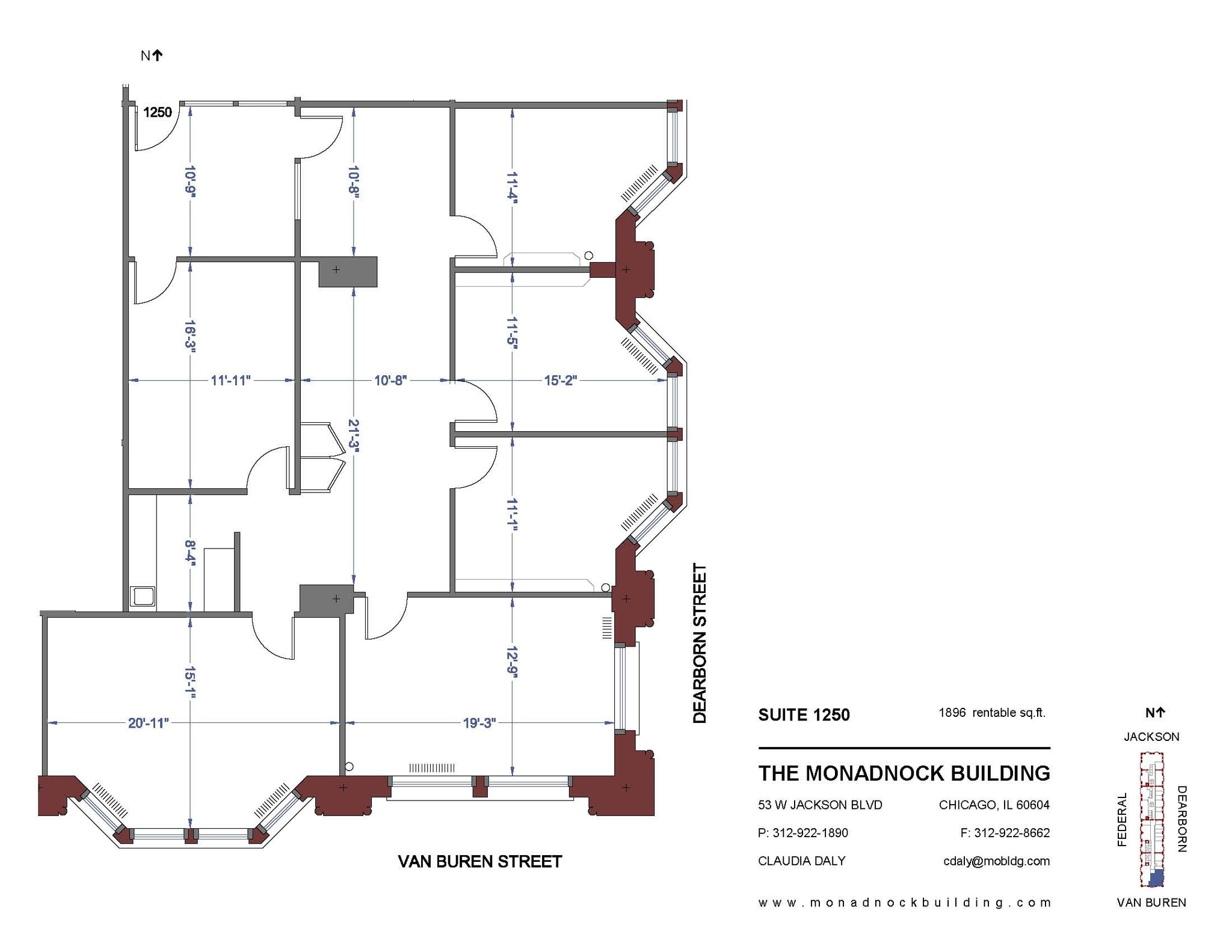 53 W Jackson Blvd, Chicago, IL for lease Floor Plan- Image 1 of 1