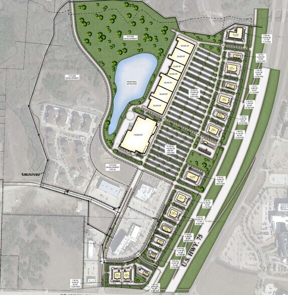 NW US 75 & Grayson Dr, Denison, TX à louer - Photo principale - Image 1 de 1