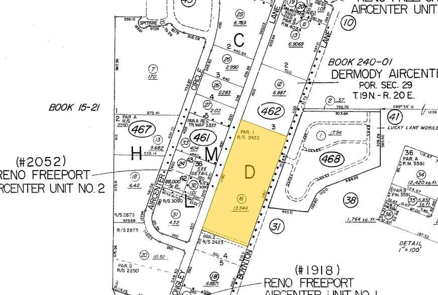 4910-4990 Longley Ln, Reno, NV à louer - Plan cadastral - Image 3 de 4