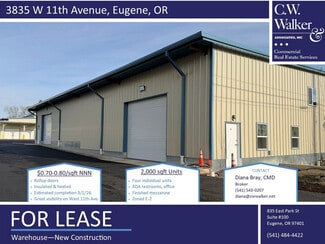Plus de détails pour 3835 W 11th Ave, Eugene, OR - Industriel à louer