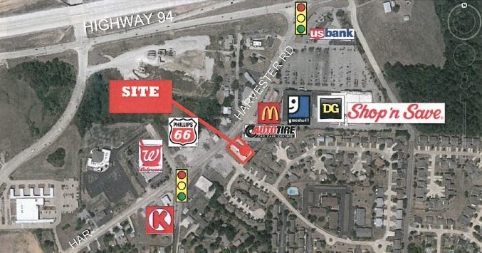 3640 Harvester Rd, Saint Charles, MO for sale - Aerial - Image 2 of 4