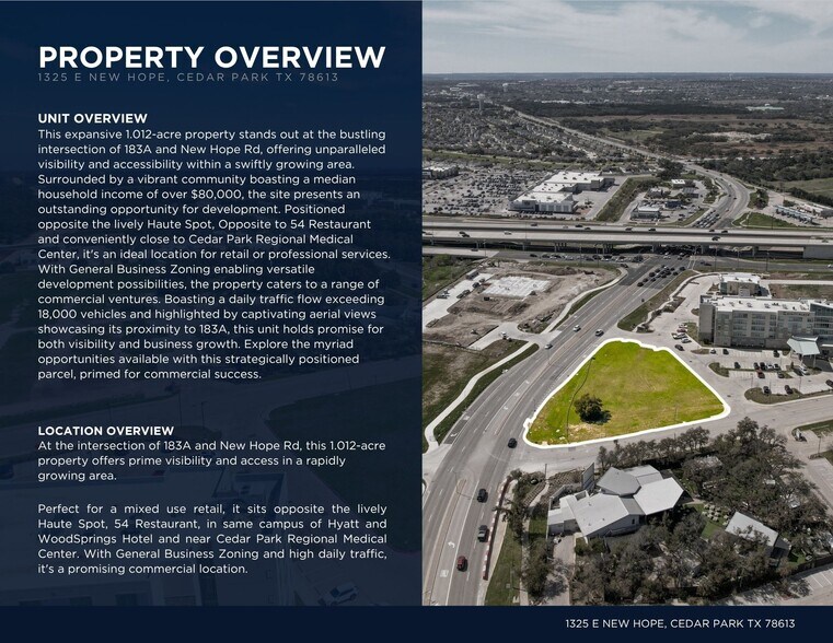 1325 E New Hope Dr, Cedar Park, TX à louer - Photo du bâtiment - Image 3 de 16