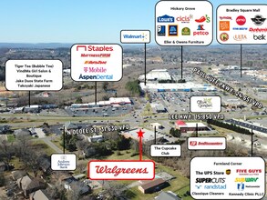 201 N Lafayette Dr, Sumter, SC - AERIAL  map view
