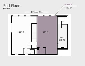 373 S Doheny Dr, Beverly Hills, CA à louer Plan d’étage- Image 2 de 6