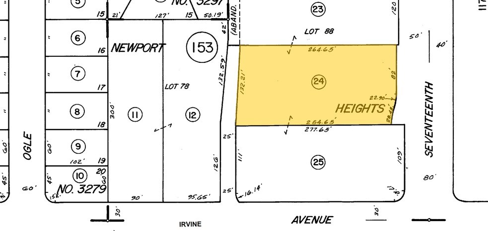 485 E 17th St, Costa Mesa, CA à louer - Plan cadastral - Image 2 de 8