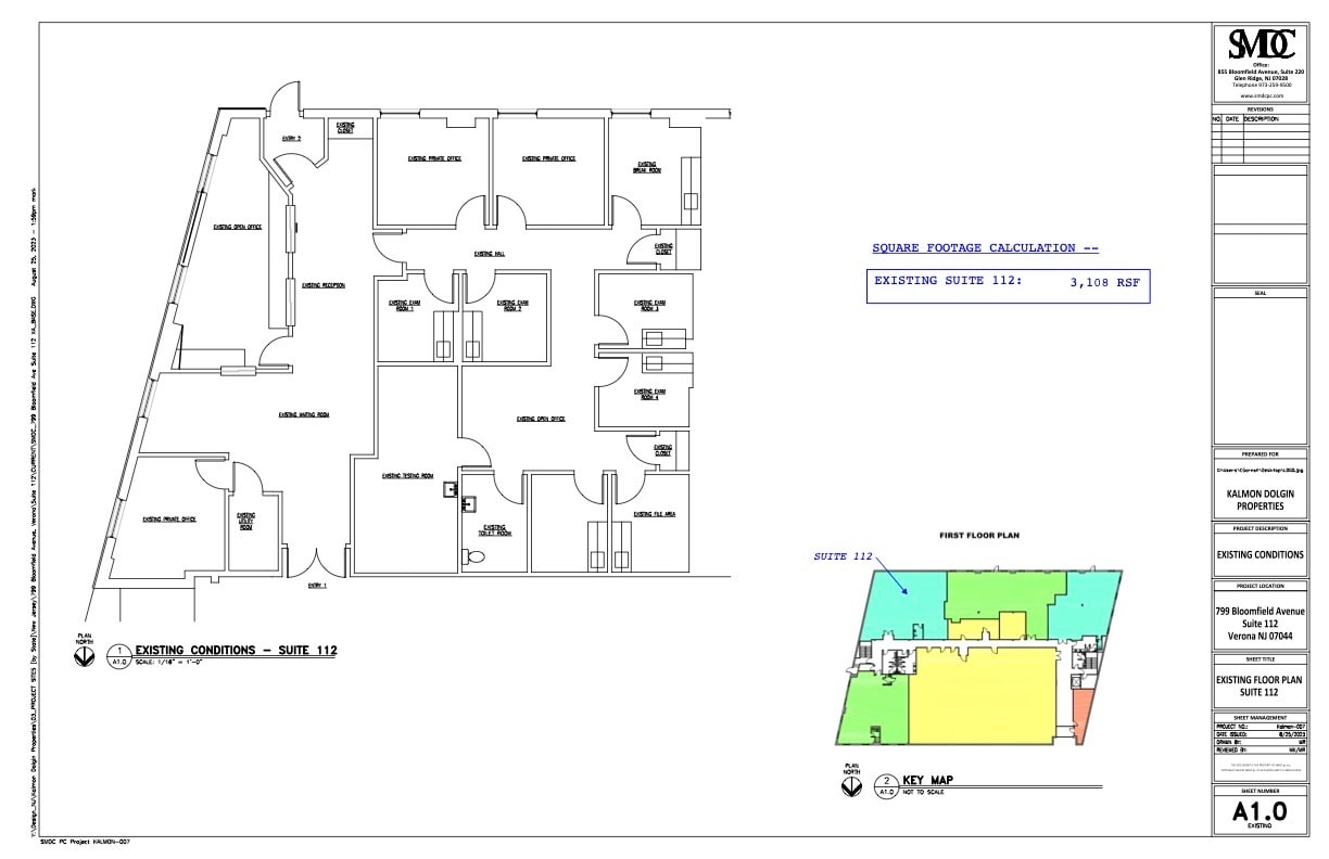 799 Bloomfield Ave, Verona, NJ for lease Floor Plan- Image 1 of 1