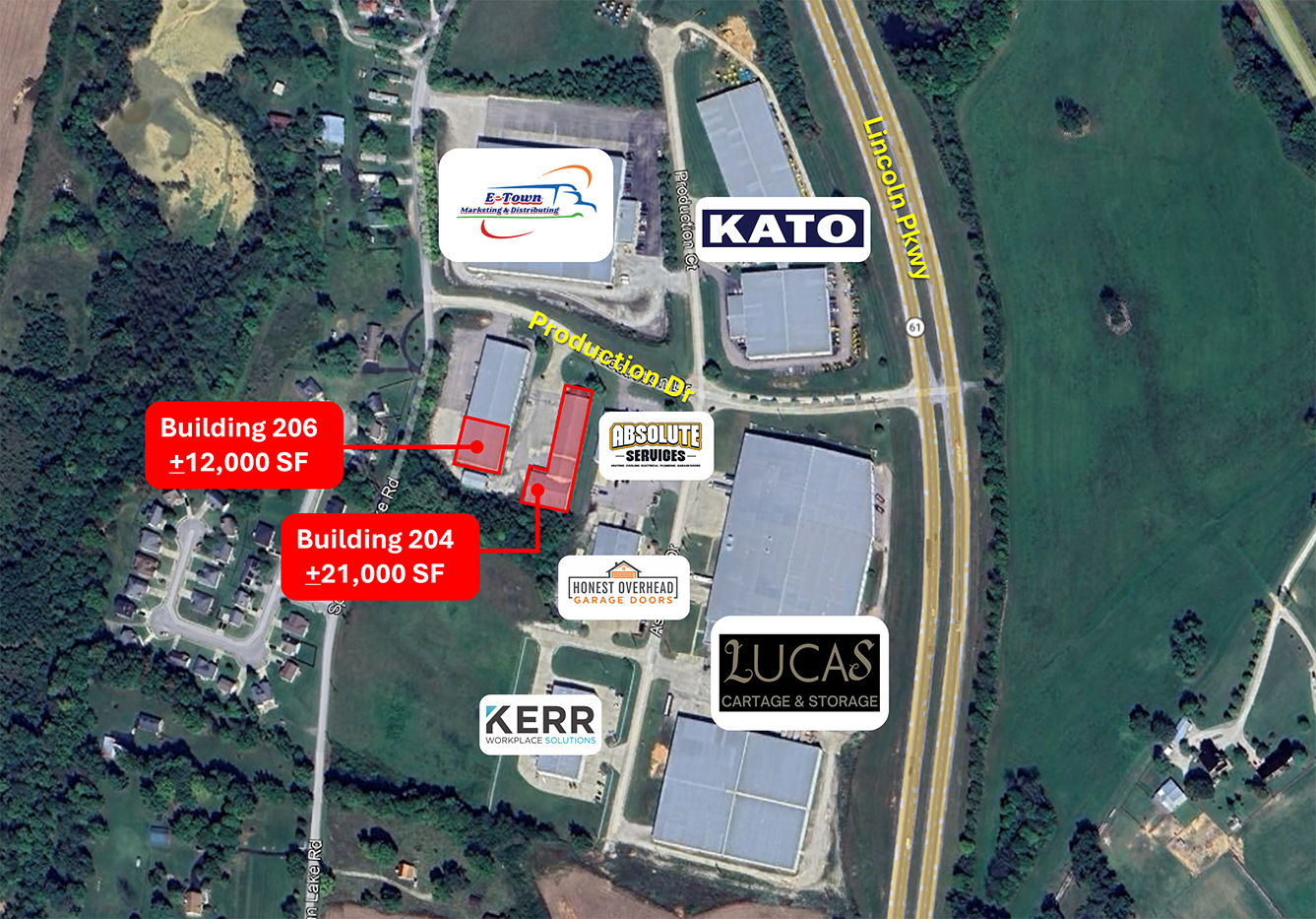 206 Production Dr, Elizabethtown, KY for lease Primary Photo- Image 1 of 13
