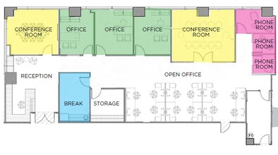 7676 Hazard Center Dr, San Diego, CA à louer Plan d’étage- Image 1 de 1