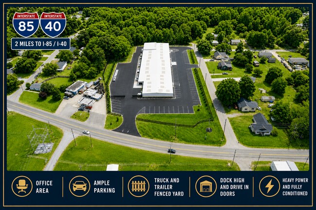 Plus de détails pour 114 S State St, Haw River, NC - Industriel à louer